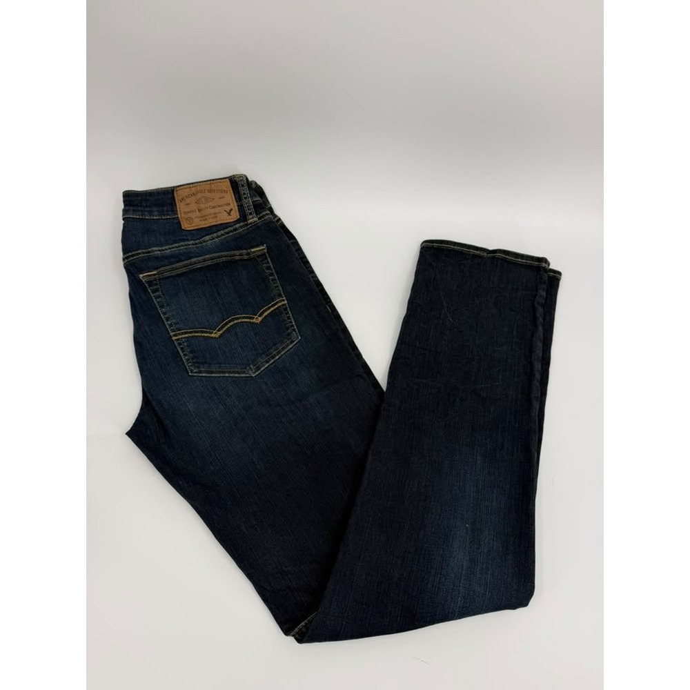American Eagle Slim Extreme Flex Modern Men 31x34 Dark Wash Blue Denim Jeans